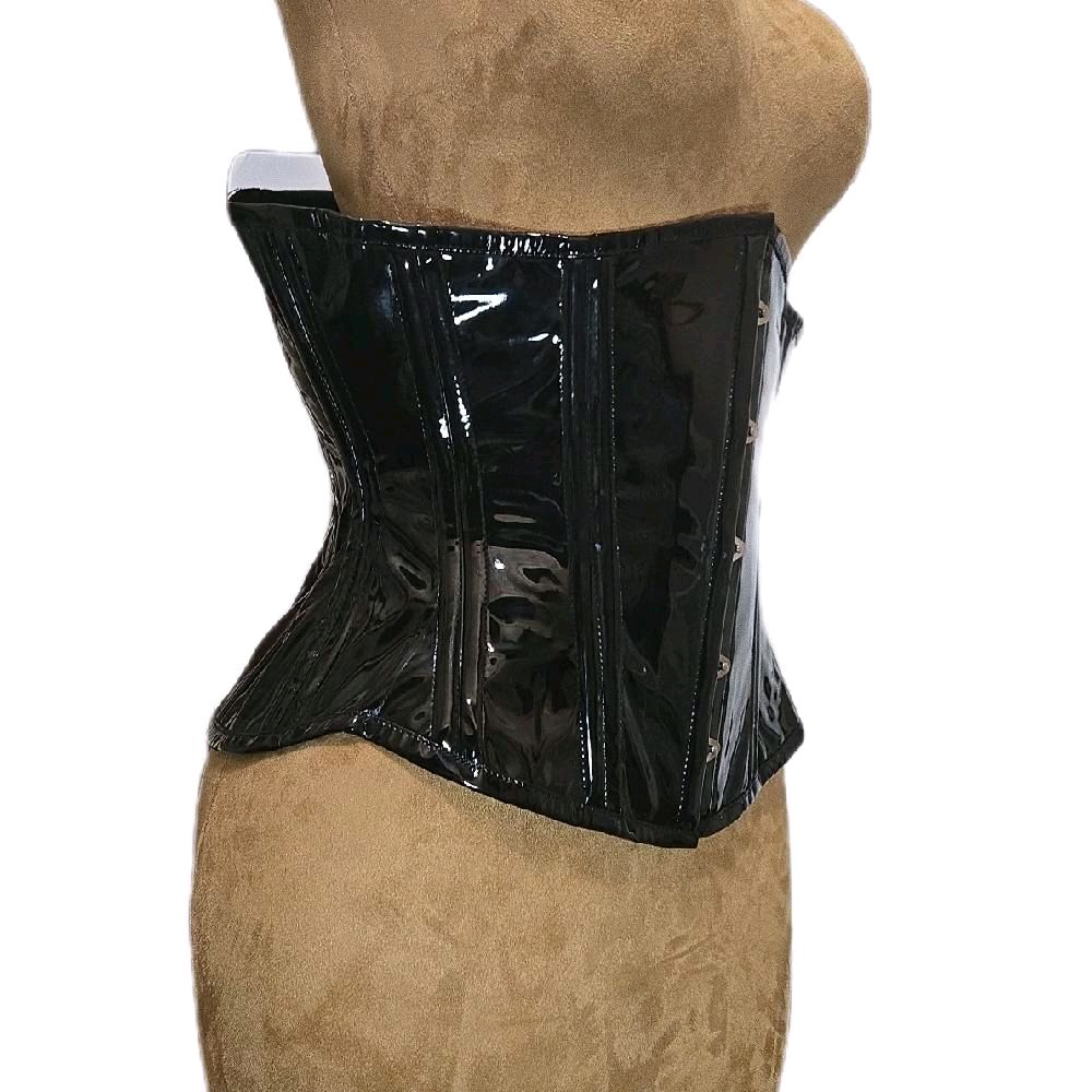 Black PVC Corset – Signature Shape CC-500|32" Waist Goal| 13" Length