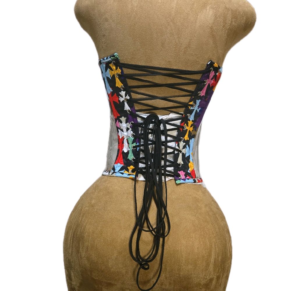 24” waist goal | 16” length | bold, clear-panel overbust 🔥