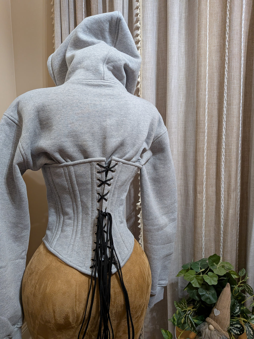 Custom Men's Corset Hoodie Set| Unisex| Regular Moderate Curve Shape| Signature Shape Collection