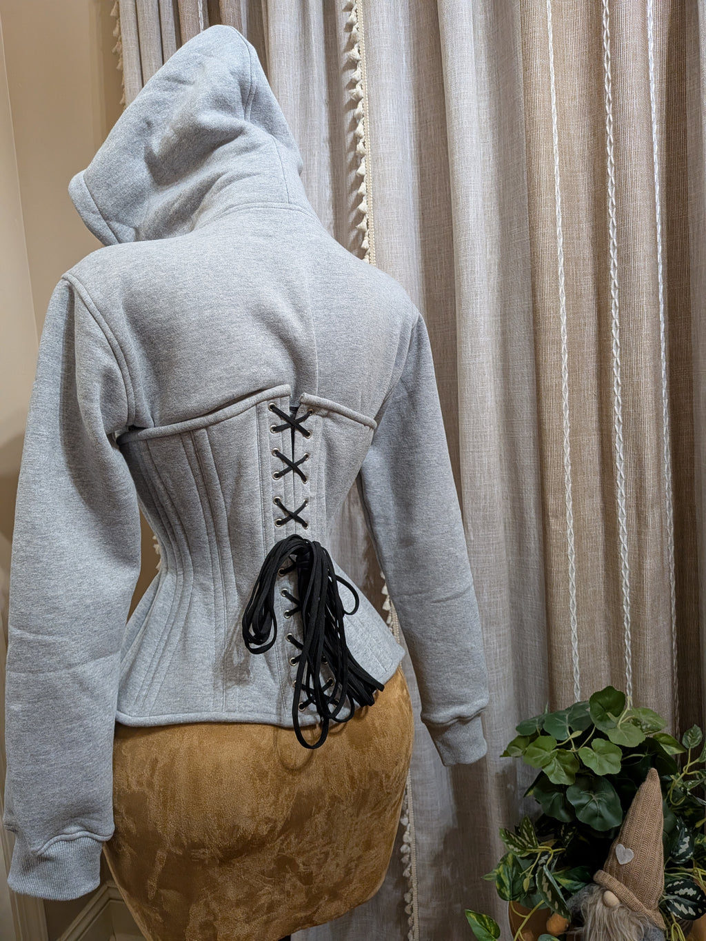 Corset Hoodie Curvy Corset Set/Medium hoodie/ 26 inch waist goal corset| Customs available /Signature Shape collection CC401