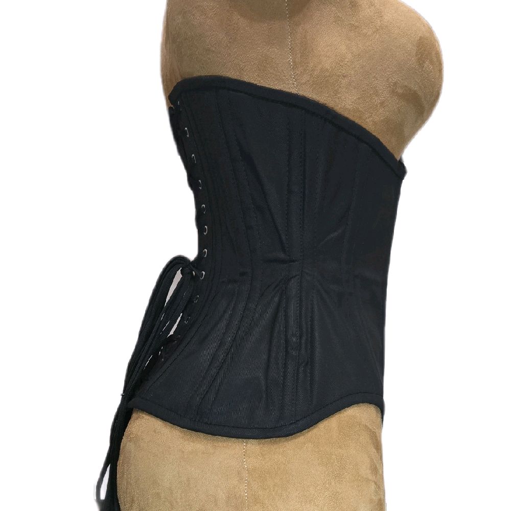 Black Cotton Corset – Signature Shape CC-809| 26" Waist Goal| 13" Length