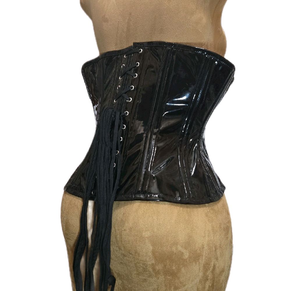 Black PVC Corset – Signature Shape CC-500| 36" Waist Goal| 14.5 Length