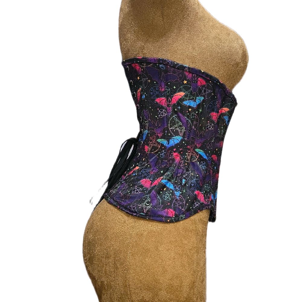 🪄 Mystic Pentacles & Bats Corset 🌈Signature Shape CC-700 | 22” Waist Goal | 12” Length