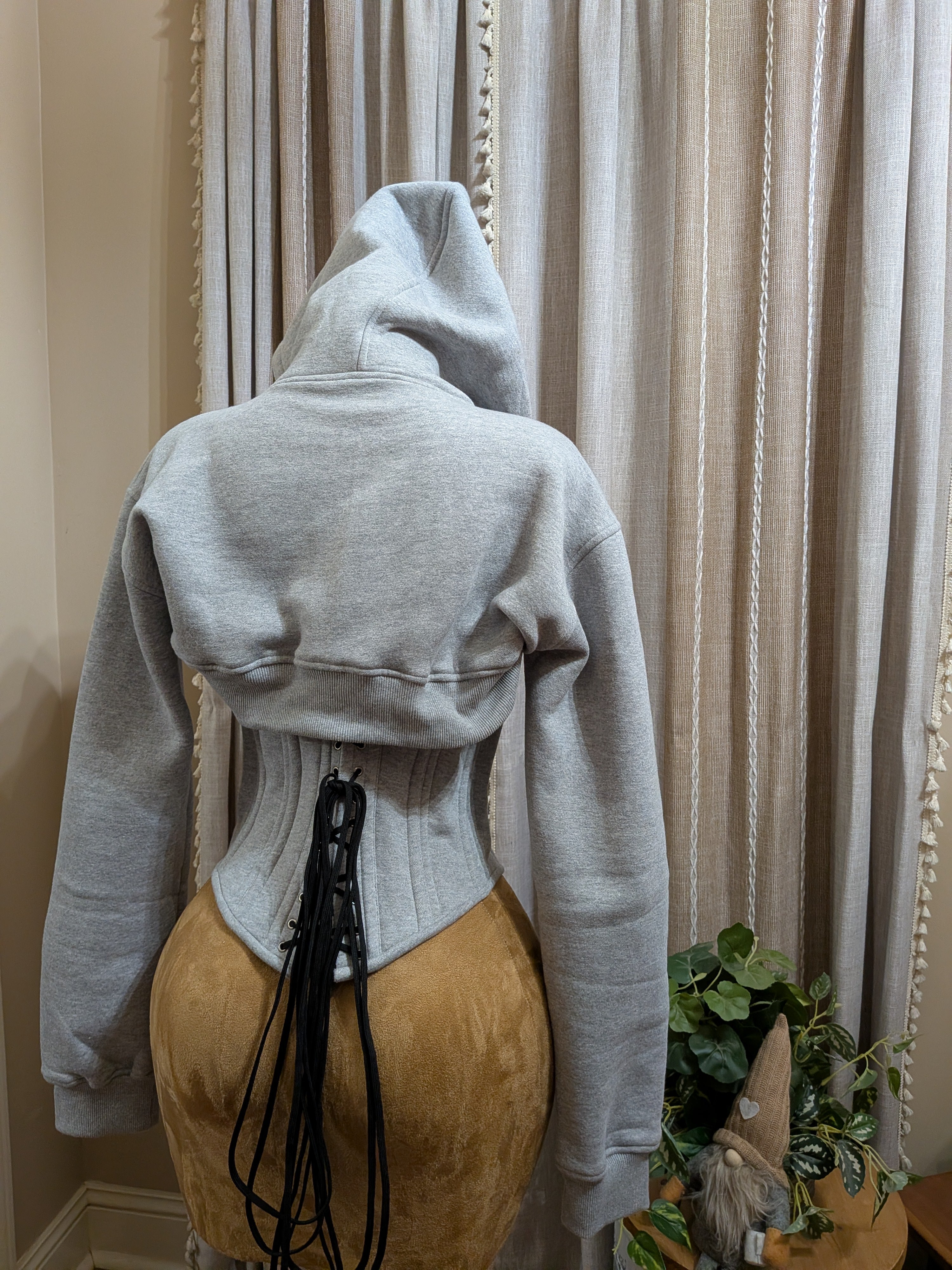 Custom Men's Corset Hoodie Set| Unisex| Regular Moderate Curve Shape| Signature Shape Collection
