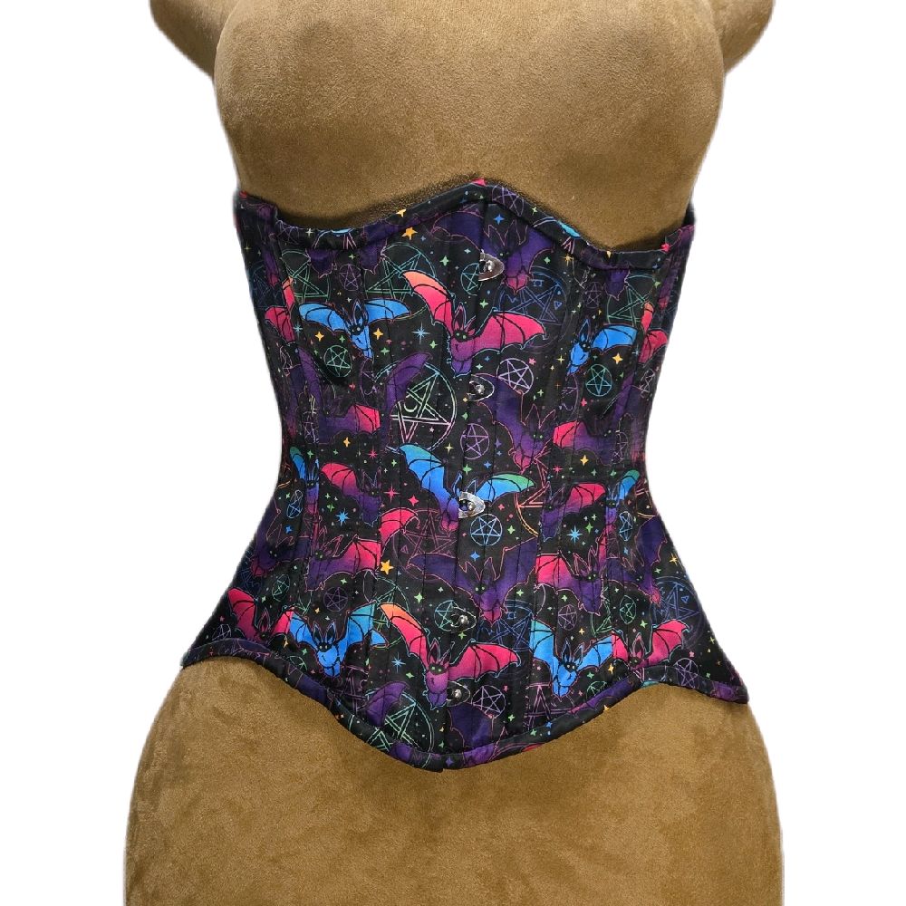 🪄 Mystic Pentacles & Bats Corset 🌈Signature Shape CC-700 | 22” Waist Goal | 12” Length