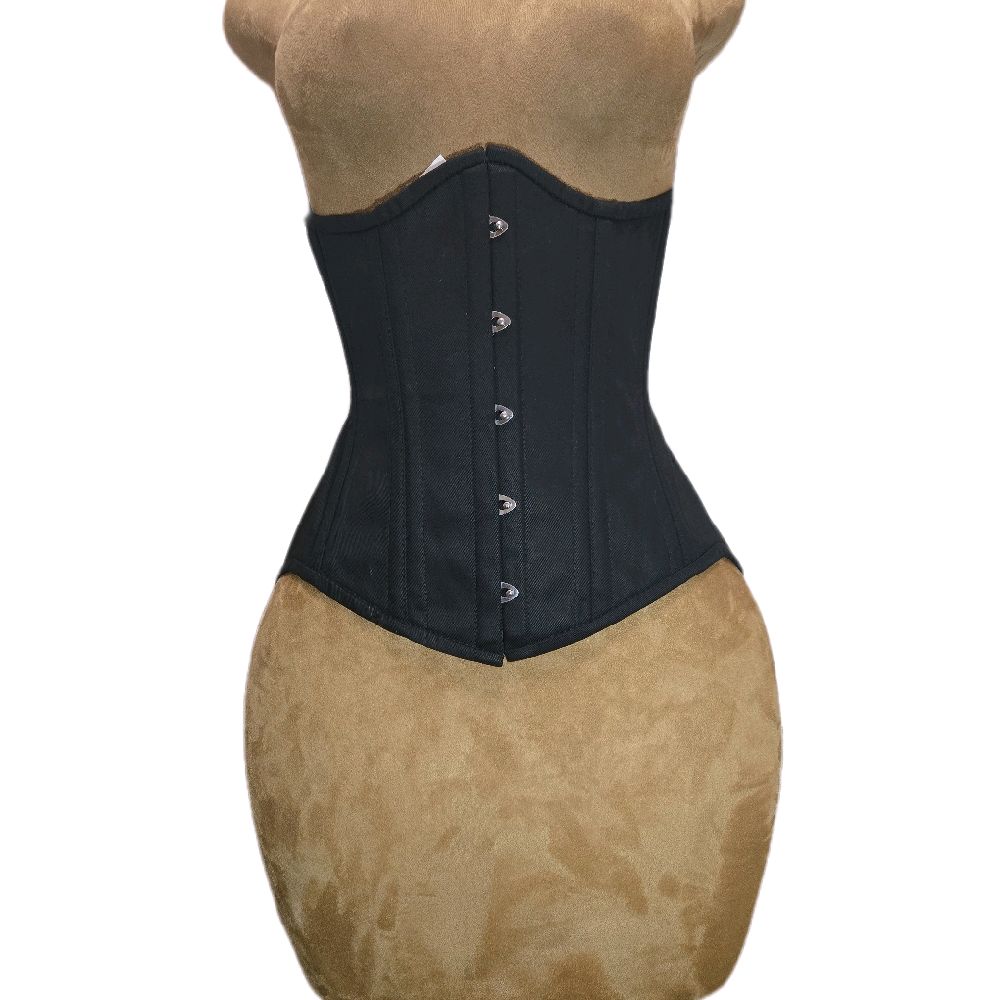 Black Cotton Corset – Signature Shape CC-809| 26" Waist Goal| 13" Length