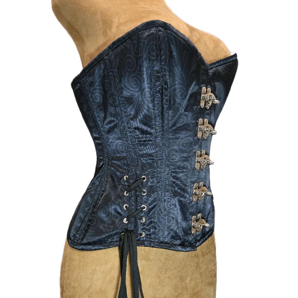 Overbust Damask Printed Swing Clasp Corset – 32 Waist Goal