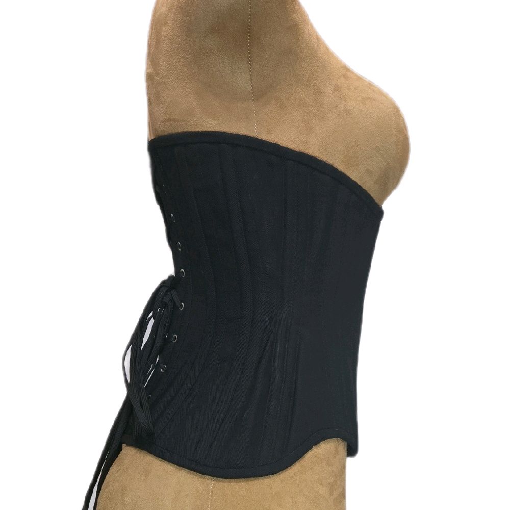 Black Cotton Corset – Signature Shape CC500| 26" Waist Goal| 12 Length