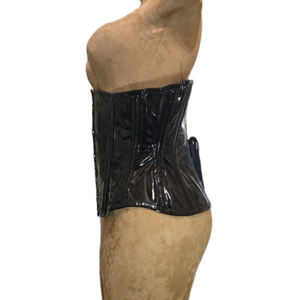 Black PVC Corset – Signature Shape CC-500| 36" Waist Goal| 14.5 Length