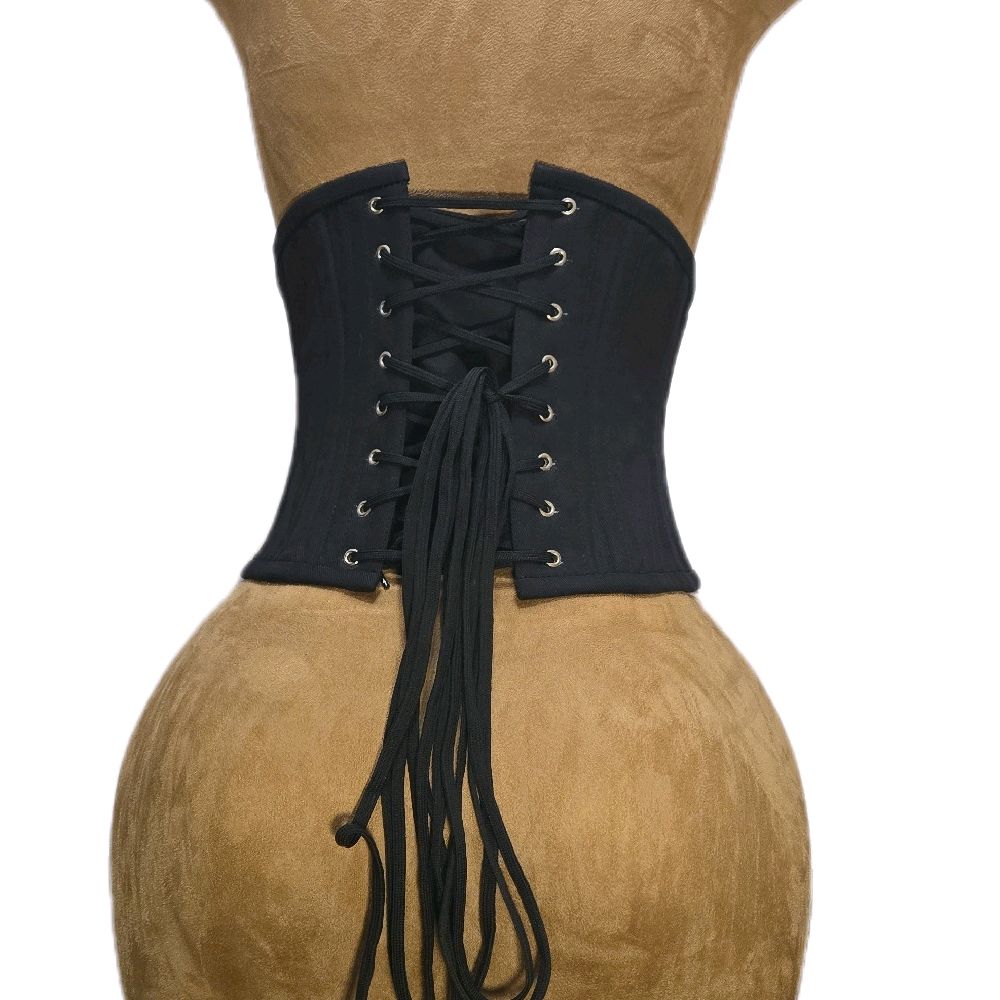 26-Inch Waist Goal | 9.5" Length | Black Cotton | Signature Shape CC-604