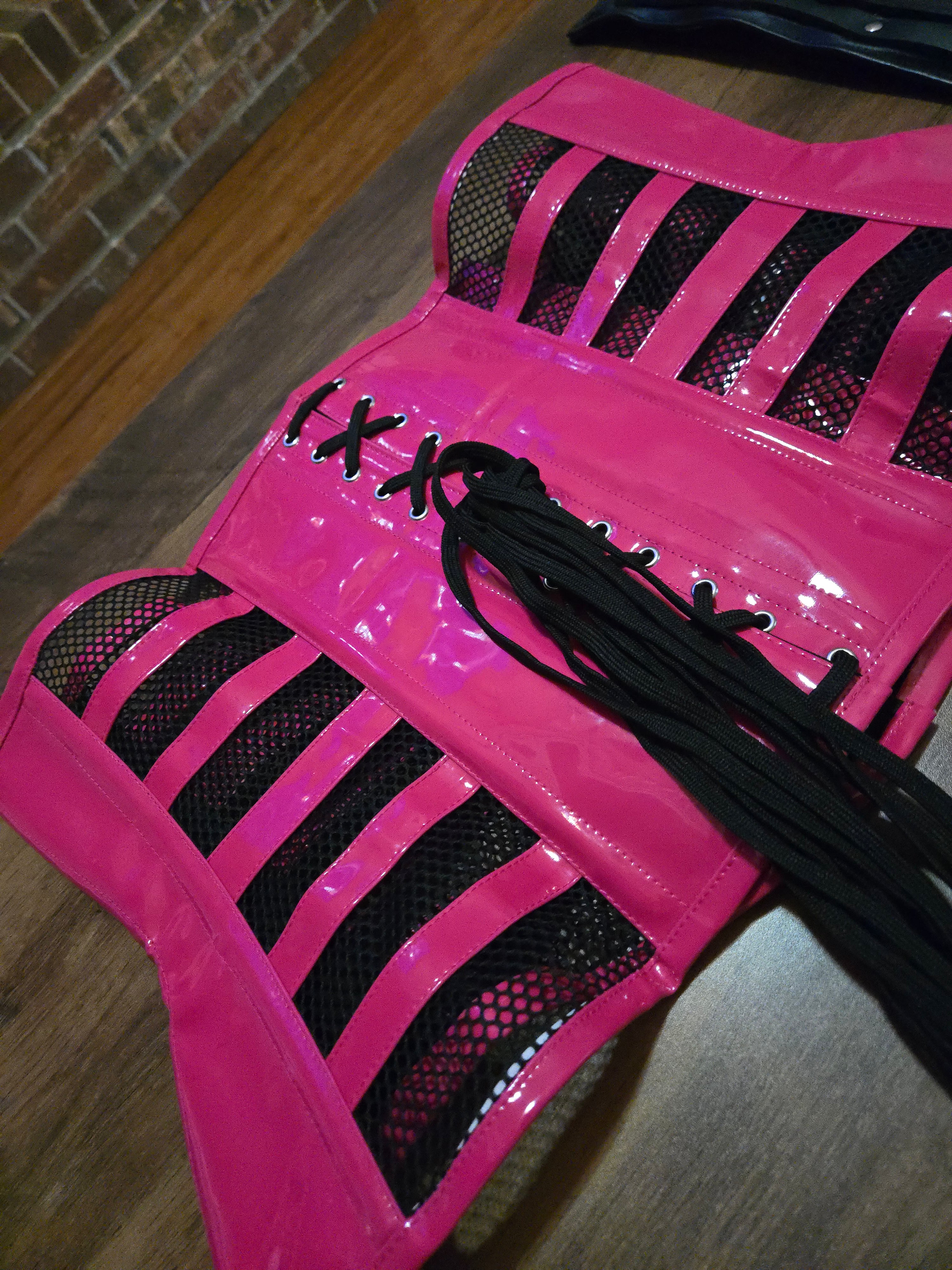Custom PVC| Mesh Corset