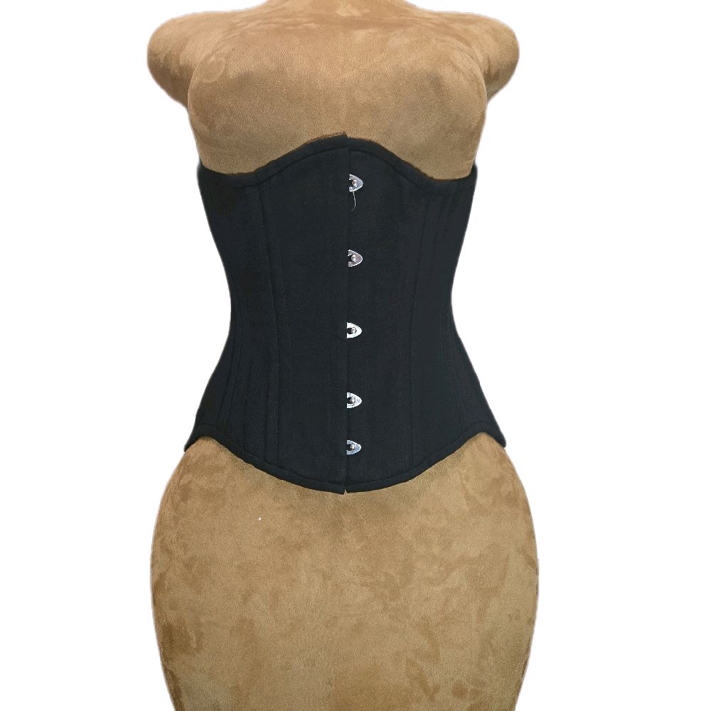 Black Cotton Corset – Signature Shape CC500| 26" Waist Goal| 12 Length