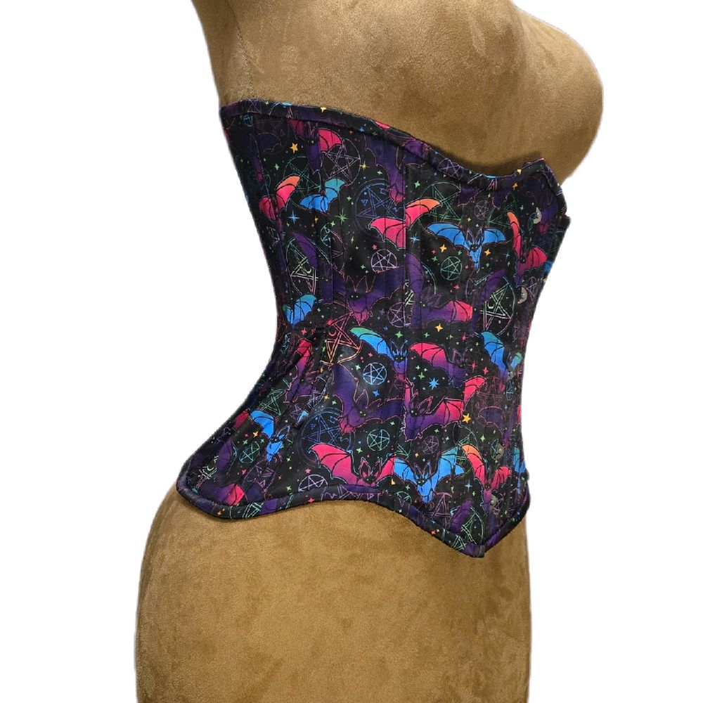 🪄 Mystic Pentacles & Bats Corset 🌈Signature Shape CC-700 | 22” Waist Goal | 12” Length