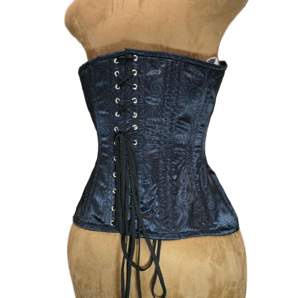 Overbust Damask Printed Swing Clasp Corset – 32 Waist Goal