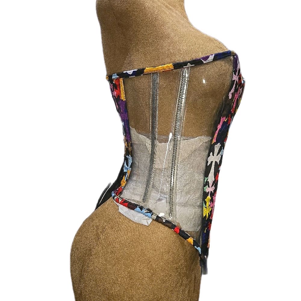 24” waist goal | 16” length | bold, clear-panel overbust 🔥