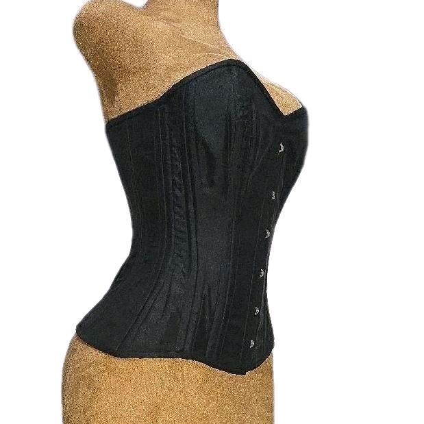 Black Easy Wipe Down Overbust Corset | 26-inch waist |
16-inch length from overbust to thigh (15.5” down the center)