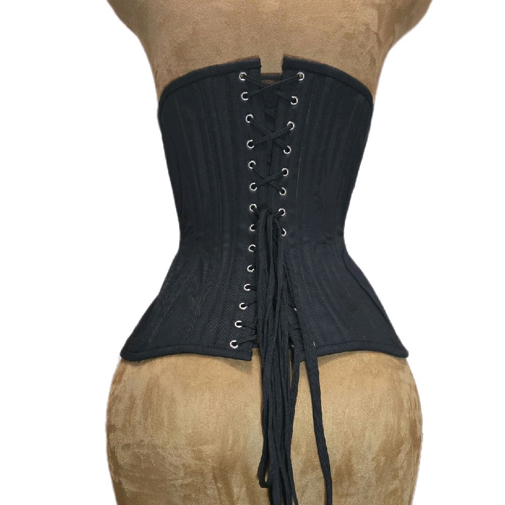 Black Cotton Corset – Signature Shape CC-809| 26" Waist Goal| 13" Length