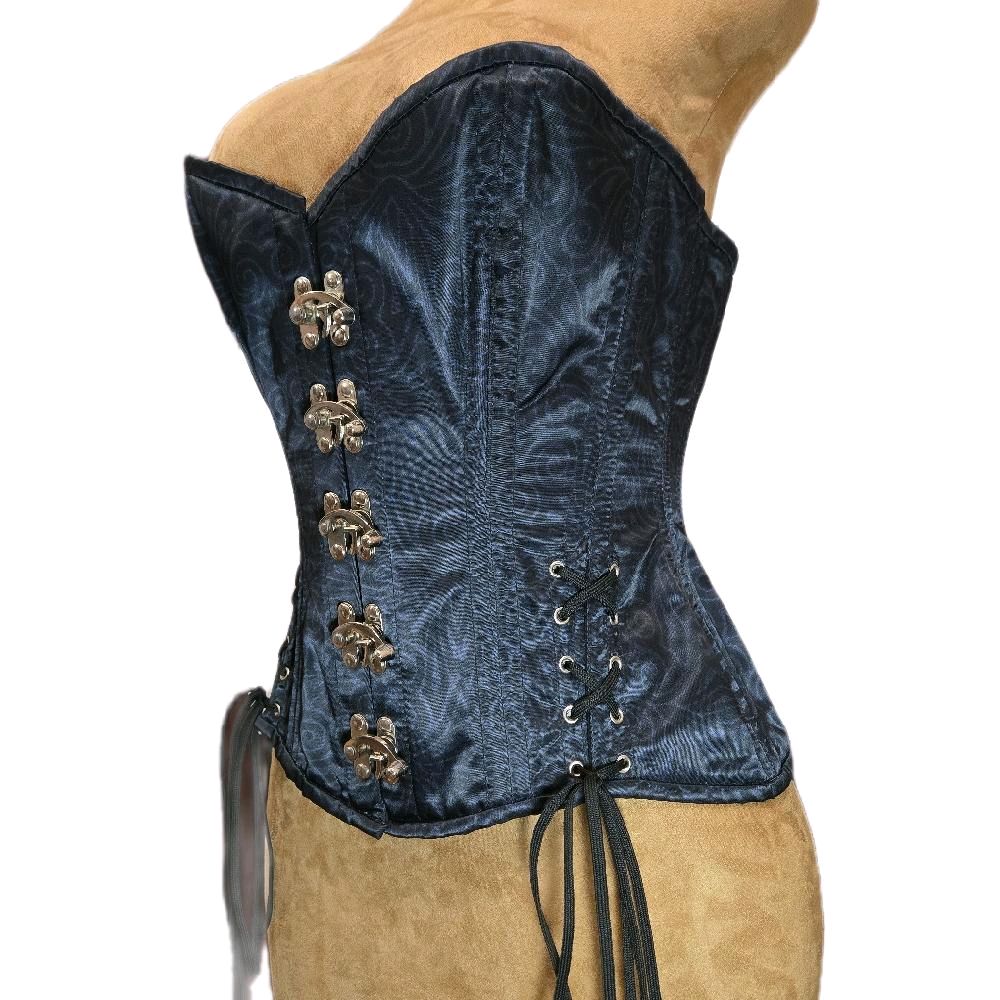 Overbust Damask Printed Swing Clasp Corset – 32 Waist Goal