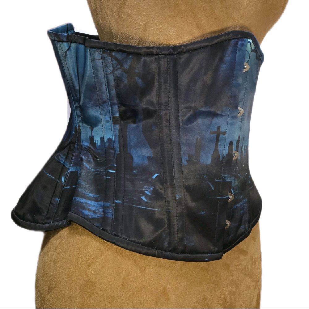 Spooky Graveyard Corset – Signature Shape CC-500 | 36" Waist Goal | 12.5" Length