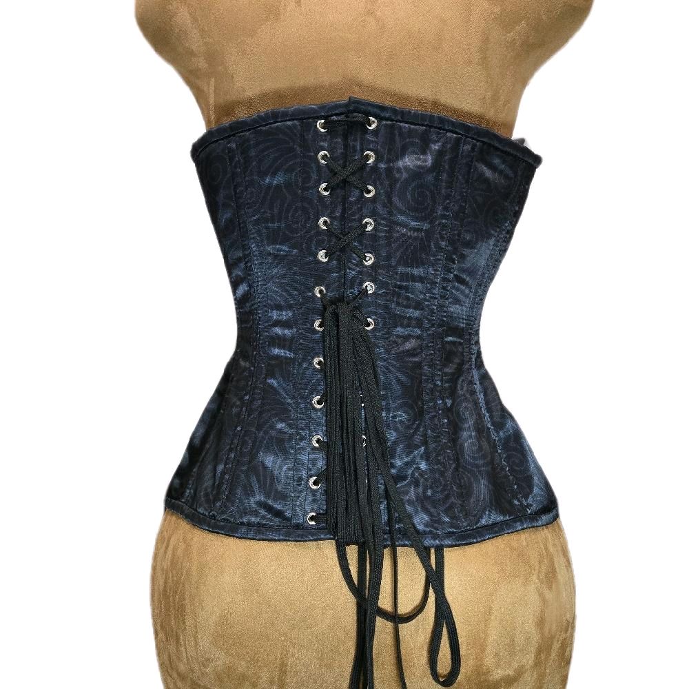Overbust Damask Printed Swing Clasp Corset – 32 Waist Goal