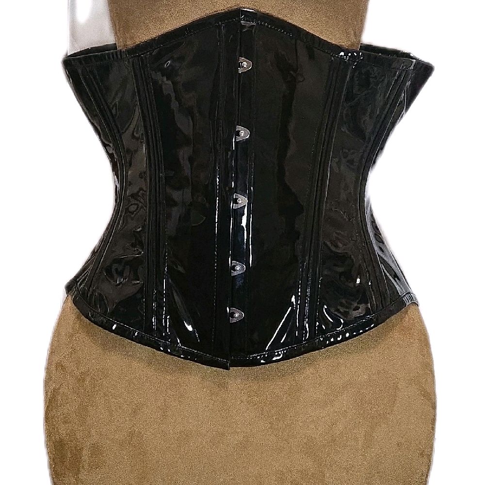 Black PVC Corset – Signature Shape CC-500|32" Waist Goal| 13" Length