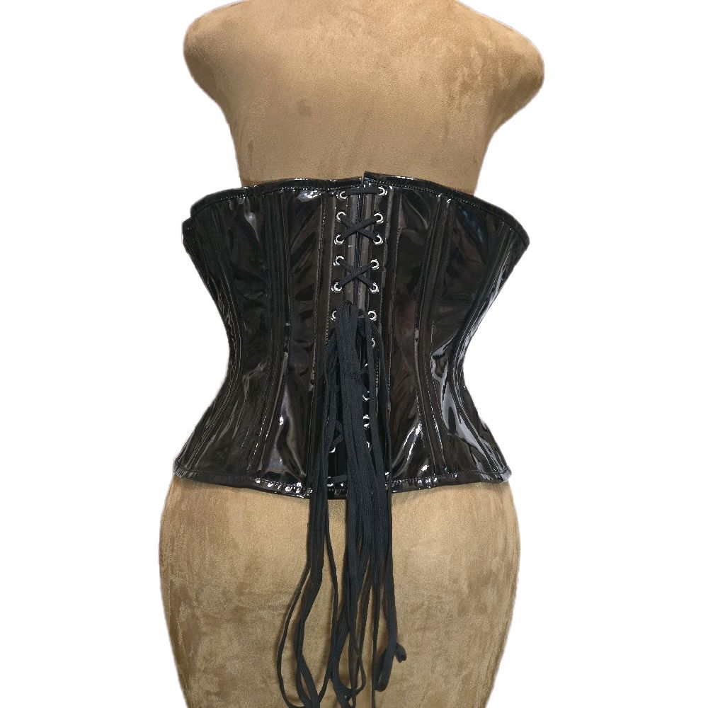 Black PVC Corset – Signature Shape CC-500| 36" Waist Goal| 14.5 Length