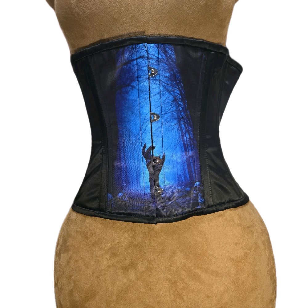 Spooky Hand Corset|Signature Shape CC-605 | Waist Goal 30” | Length 10.5”| Sleeper