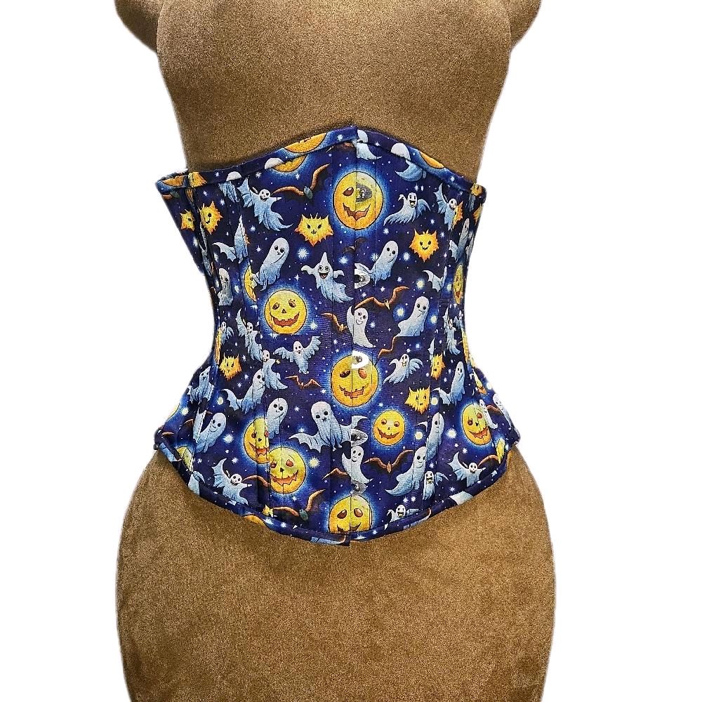 👻 Whimsical Ghost & Moon Corset🌙Signature Shape CC-500 | 30” Waist Goal | 12” Length
