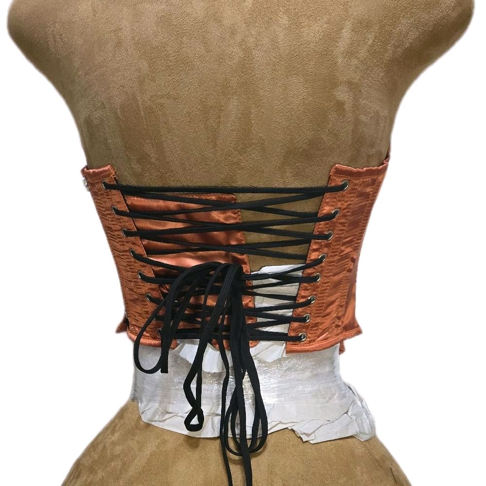 Romantic Victorian Print Corset – 24" Waist Goal| 14" Length