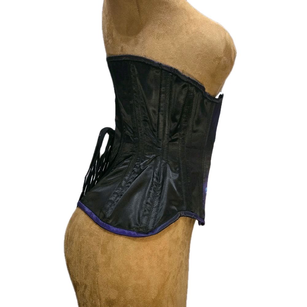 Purple| Black| Moon Skull Corset 
Signature Shape CC-706| 28” Waist Goal | 12” Length